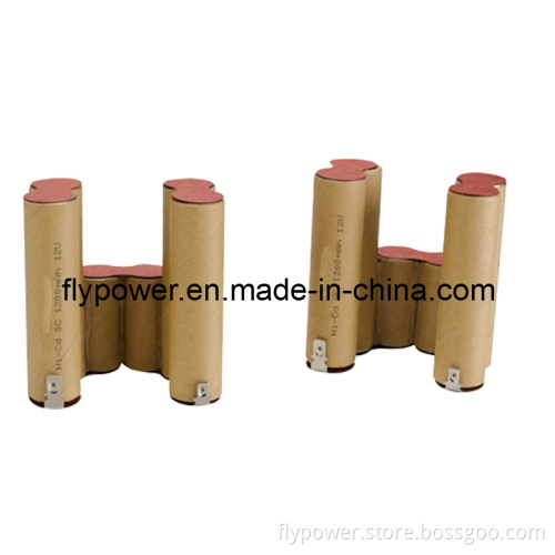 Ni-CD Battery 12V Sc1200mAh High Rate Discharge Power Tool Battery Pack (FD-SC1200P) .